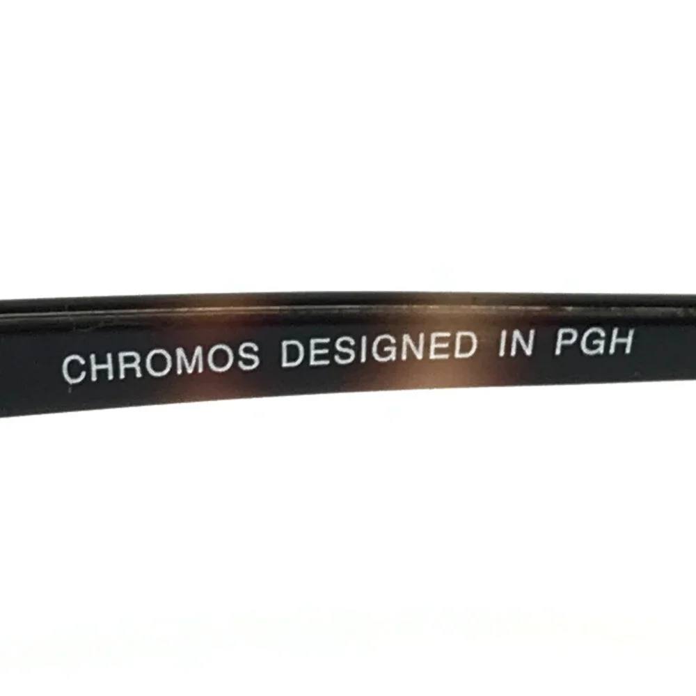 Chromos Eyeglasses Frames CHUCK TORTOISE Brown Rectangle Full Rim 53-19-140